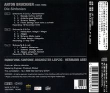 Anton Bruckner (1824-1896): Symphonien Nr.4,5,9, 3 CDs