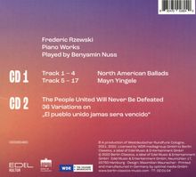Frederic Rzewski (1938-2021): Klavierwerke - "Unite!", 2 CDs