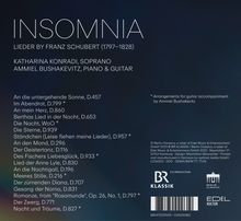 Franz Schubert (1797-1828): Lieder - »Insomnia«, CD