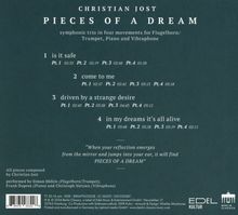 Christian Jost (geb. 1963): Trio "Pieces of a Dream" für Flügelhorn/Trompete,Vibraphon,Klavier, CD