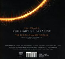 Paul Mealor (geb. 1975): The Light of Paradise, CD