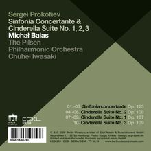 Texte: Sergei Prokofiev, Sinfonia Concertante & Cinderella Suite No. 1, 2, 3. Michal Balas, The Pilsen Philharmonic Orchestra.