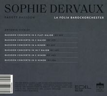 Titel: Sophie Dervaux. Stücke: Bassoon Concertos von Vivaldi in verschiedenen Tonarten. Orchester: La Folia Barockorchester.