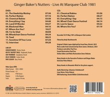 Ginger Baker (1939-2019): Live at Marquee Club 1981, 1 CD und 1 DVD