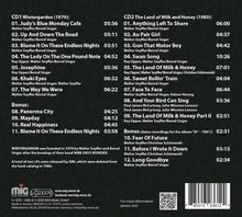 CD1 "Wintergarden" und CD2 "The Land of Milk and Honey" listen Songs mit Dauer und Autoren auf.