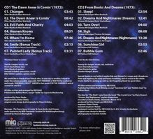 CD1 Titel: 1. Changes, 2. The Dawn Anew Is Comin’, 3. Evil Faith And Charity. CD2 Titel: 1. Sleep!, 2. Dreams And Nightmares.
