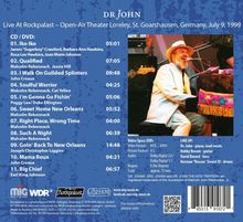 Text: "Live At Rockpalast – Open-Air Theater Loreley, St. Goarshausen, Germany, July 9, 1999." Bild: Musiker am Klavier.