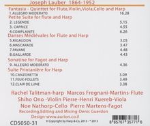 Joseph Lauber (1864-1952): Kammermusik mit Harfe, CD