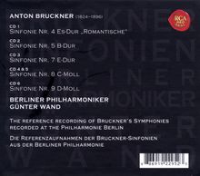 Anton Bruckner (1824-1896): Symphonien Nr.4,5,7-9, 6 CDs