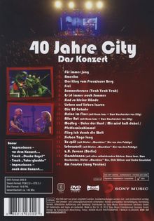 City: 40 Jahre City - Das Konzert (Für immer jung) (Live aus dem Tempodrom, Berlin), DVD