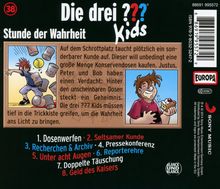 Die drei ??? Kids 38: Stunde der Wahrheit, CD