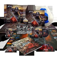 Sodom: 40 Years At War: The Greatest Hell Of Sodom (Limited Edition Box Set) (Colored Vinyl), 2 LPs, 2 CDs und 1 MC