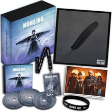 Mono Inc.: The Book Of Fire (Platinum Version) (limitierte Fanbox), 3 CDs und 1 Merchandise