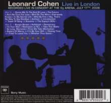 Leonard Cohen (1934-2016): Live In London 2008, 2 CDs