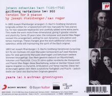 Johann Sebastian Bach (1685-1750): Goldberg-Variationen BWV 988 für 2 Klaviere (Wiederauflage für jpc), CD