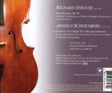 Arnold Schönberg (1874-1951): Cellokonzert D-Dur (nach dem Concerto per Clavicembalo von Matthias Georg Monn), CD
