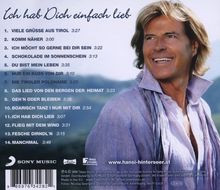 Hansi Hinterseer: Ich hab Dich einfach lieb, CD
