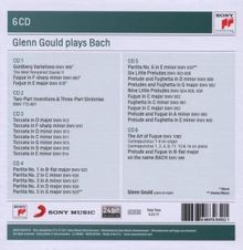 Johann Sebastian Bach (1685-1750): Glenn Gould spielt Bach I (Sony Classical Masters), 6 CDs