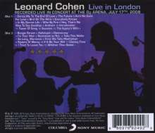 Leonard Cohen (1934-2016): Live In London 2008, 2 CDs