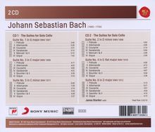 Johann Sebastian Bach (1685-1750): Cellosuiten BWV 1007-1012, 2 CDs