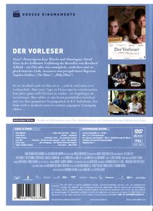 Der Vorleser (Große Kinomomente), DVD
