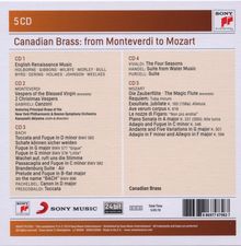 Canadian Brass - From Monteverdi to Mozart, 5 CDs