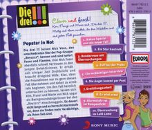 Die drei !!! (Fall 12) Popstar in Not, CD