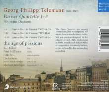 Georg Philipp Telemann (1681-1767): Pariser Quartette Nr.1-3 (1738), CD