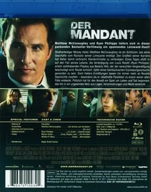 Der Mandant (Blu-ray), Blu-ray Disc