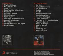 Scorpions: Comeblack / Acoustica, 2 CDs