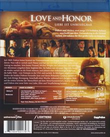 Love And Honor (Blu-ray), Blu-ray Disc