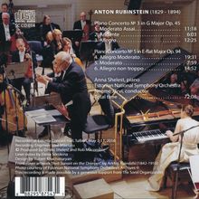 Anton Rubinstein (1829-1894): Klavierkonzerte Nr.3 &amp; 5, CD