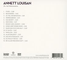 Annett Louisan: Zu viel Information, CD