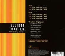 Elliott Carter (1908-2012): Streichquartette Nr.1-5, 2 CDs
