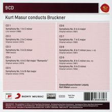 Anton Bruckner (1824-1896): Symphonien Nr.1-9, 9 CDs