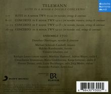 Georg Philipp Telemann (1681-1767): Blockflötenkonzerte TWV 52:a1,e1,F1, CD