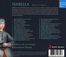 Isabella - Music for a Queen, CD