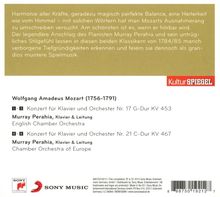Wolfgang Amadeus Mozart (1756-1791): Klavierkonzerte Nr.17 &amp; 21, CD
