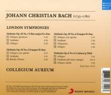 Johann Christian Bach (1735-1782): Symphonien op.18 Nr.1,4,6, CD