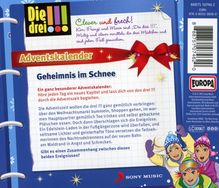 Die drei !!! Adventskalender 2015 - Geheimnis im Schnee, 2 CDs