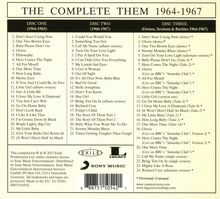 Them (Bluesrock/Belfast): The Complete Them (1964 - 1967), 3 CDs