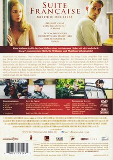 Suite Française - Melodie der Liebe, DVD