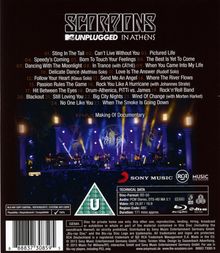 Scorpions: MTV Unplugged In Athens, Blu-ray Disc