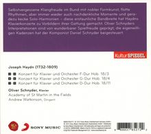Joseph Haydn (1732-1809): Klavierkonzerte H18 Nr.3,4,11, CD