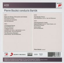 Bela Bartok (1881-1945): Pierre Boulez dirigiert Bartok, 4 CDs