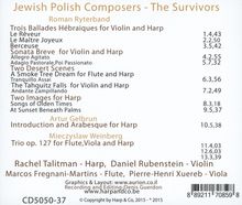 Rachel Talitman - Jewish Polish Composers "The Survivors", CD