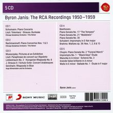 Byron Janis - The RCA Recordings 1950-1959, 5 CDs