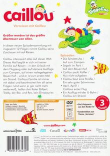 Caillou: Verreisen mit Caillou, DVD