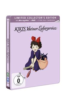 Kiki's kleiner Lieferservice (Blu-ray &amp; DVD im Steelbook), 1 Blu-ray Disc und 1 DVD