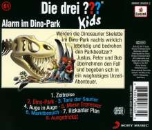 Die drei ??? Kids 61: Alarm im Dino-Park (Audio-CD), CD